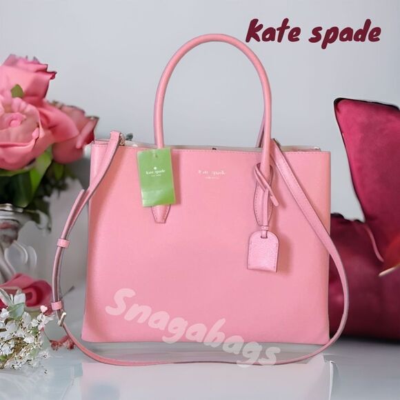 KATE SPADE NWT MEDIUM SATCHEL CROSSBODY BAG PURSE EVA BREEZY FLORAL DITSY - Picture 1 of 12